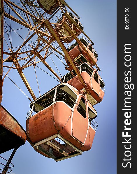 Old vienna wheel in chernobyl