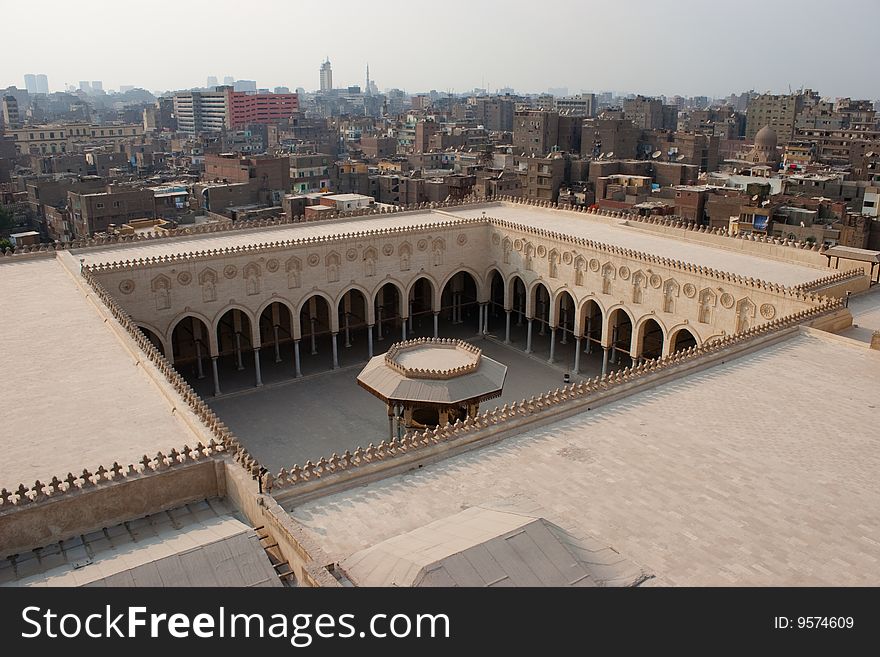 This Mosque located behind Bab Zuweila(the Gate of Zuweila) one of 3 old gates of Cairo, Egypt. This Mosque located behind Bab Zuweila(the Gate of Zuweila) one of 3 old gates of Cairo, Egypt