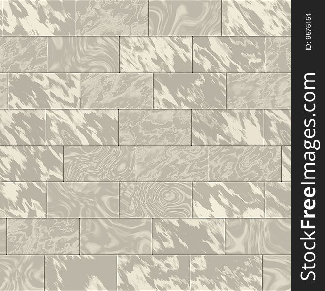 Grey marble tiles, seamless pattern