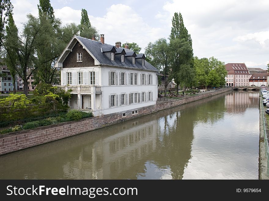 The old town of Strasbourg, France.