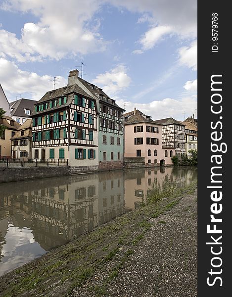 The old town of Strasbourg, France.