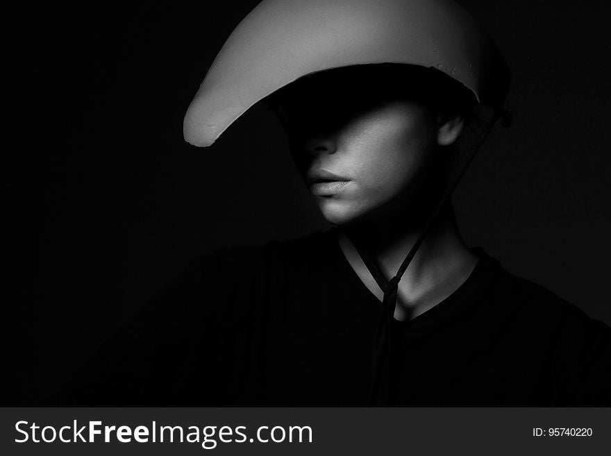 Woman With Helmet