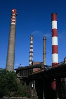 Iron And Steel Plant5 Royalty Free Stock Photos Iron And Steel Plant5 Royalty Free Stock Photos