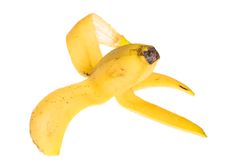 Peel Of Banana Royalty Free Stock Image Peel Of Banana Royalty Free Stock Image
