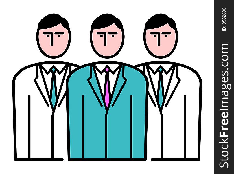 Business people. Vector Illustration