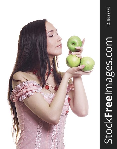 Girl With Apples