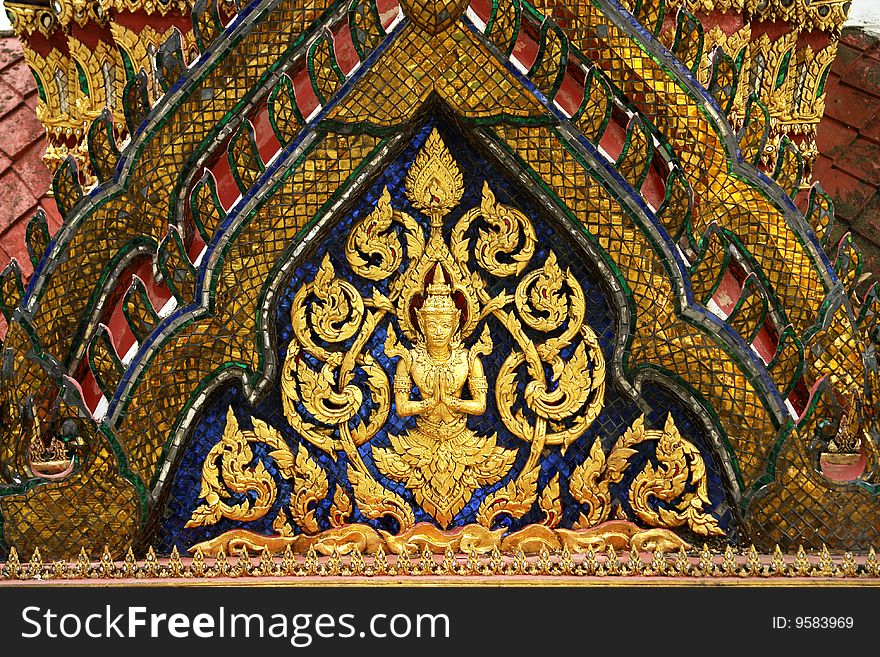 Buddhist Decorative Bas-relief