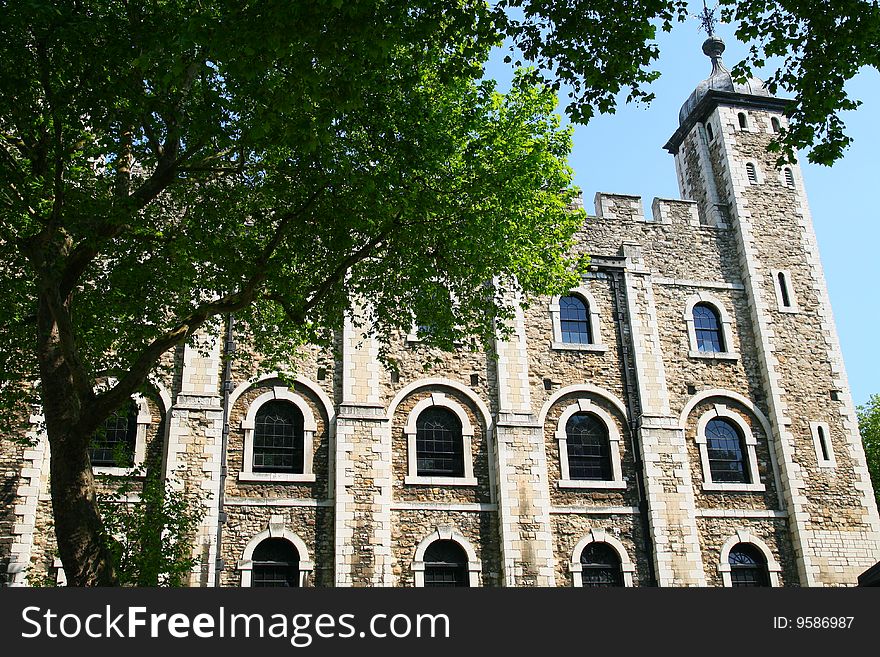 Tower of London historical site and where the crown jewels were kept