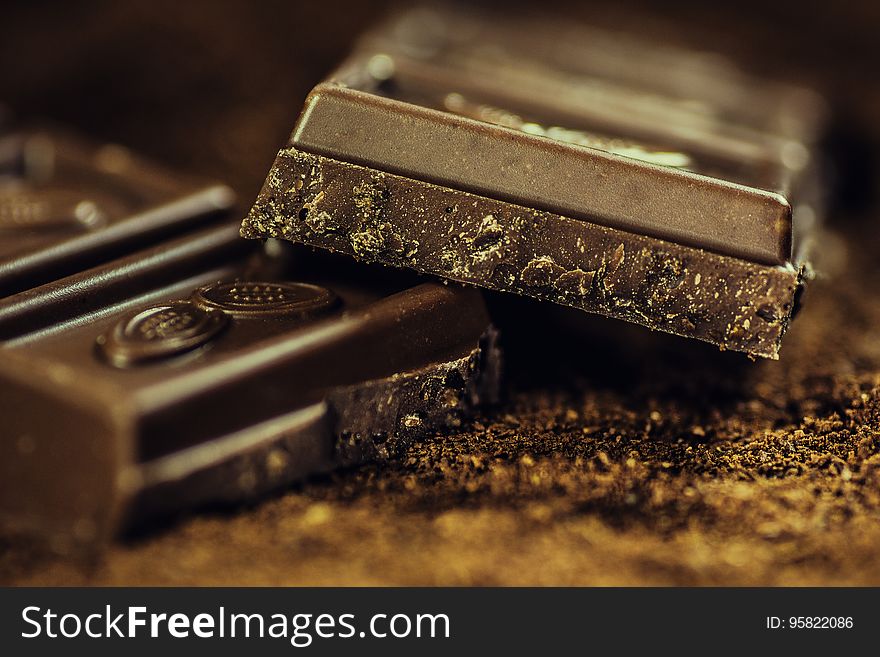 Chocolate, Close Up, Metal, Stock Photography