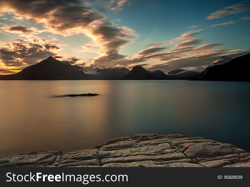 Sky, Nature, Reflection, Loch