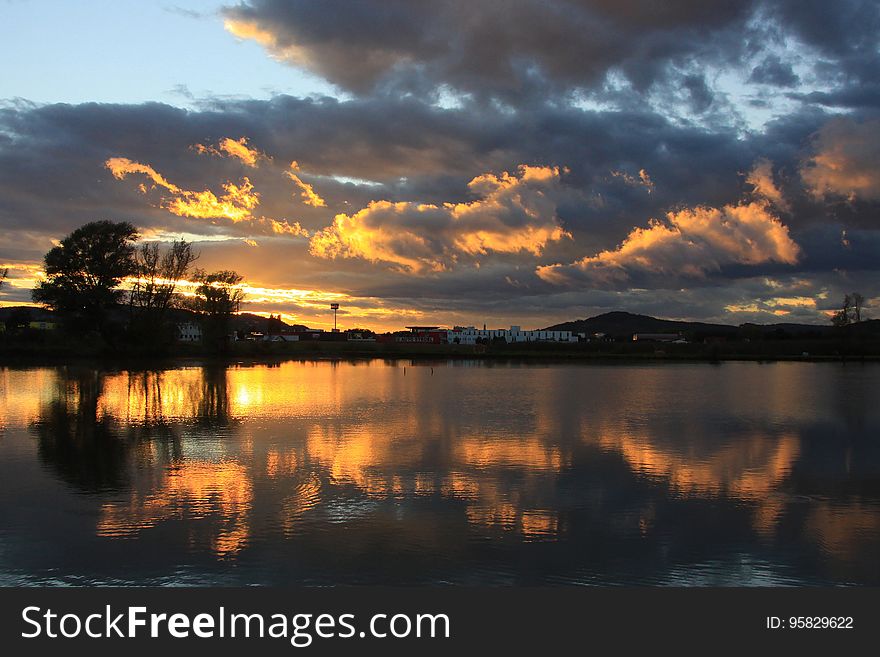 Reflection, Sky, Nature, Water