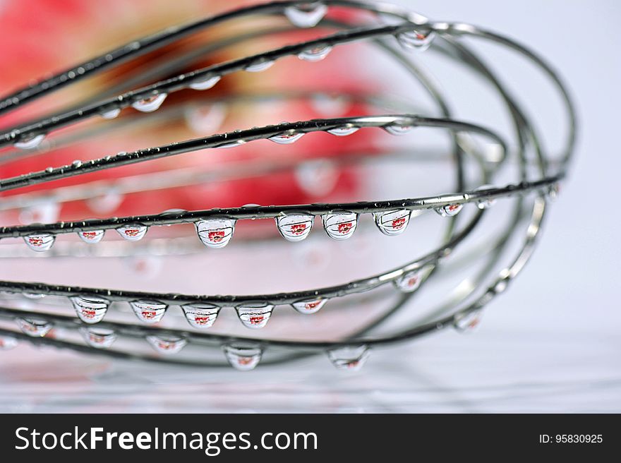 Water, Close Up, Wire, Macro Photography