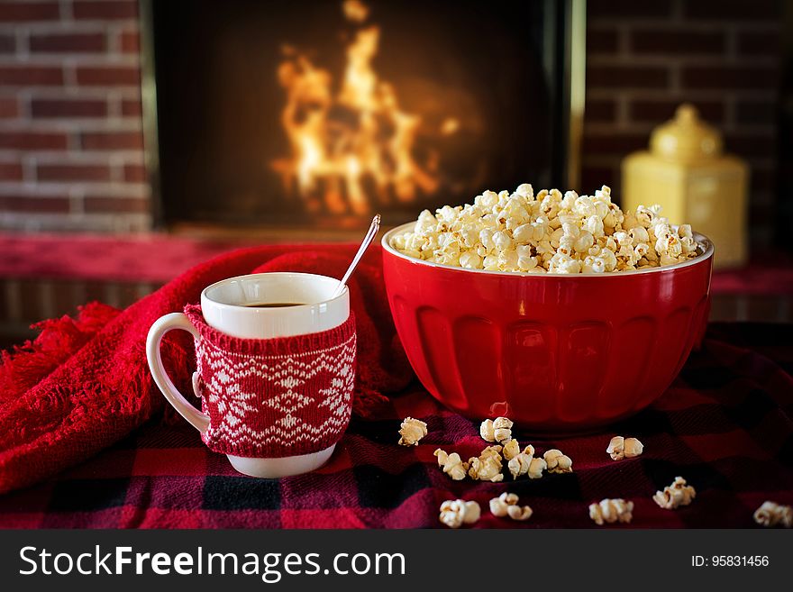 Popcorn, Kettle Corn, Tableware, Coffee Cup