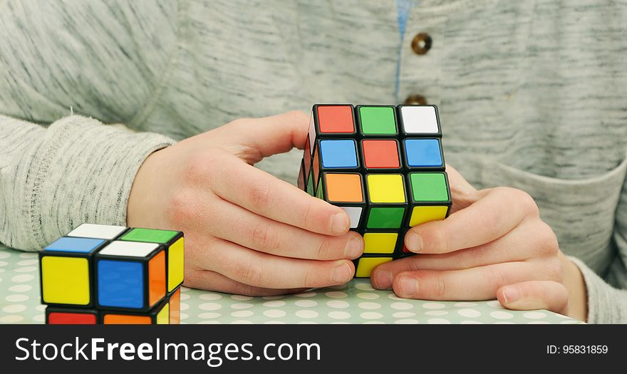 Rubik's Cube, Toy, Mechanical Puzzle, Play