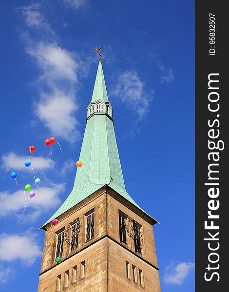 Sky, Spire, Landmark, Tower