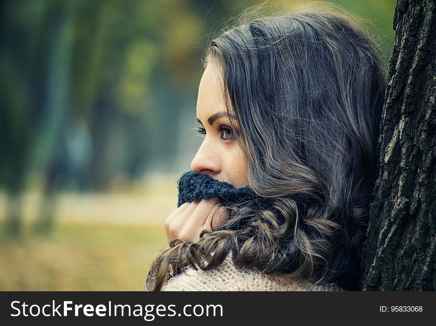 Beauty, Girl, Eye, Fur