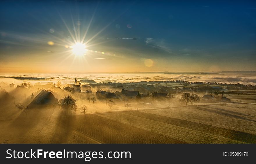 Sky, Horizon, Morning, Atmosphere