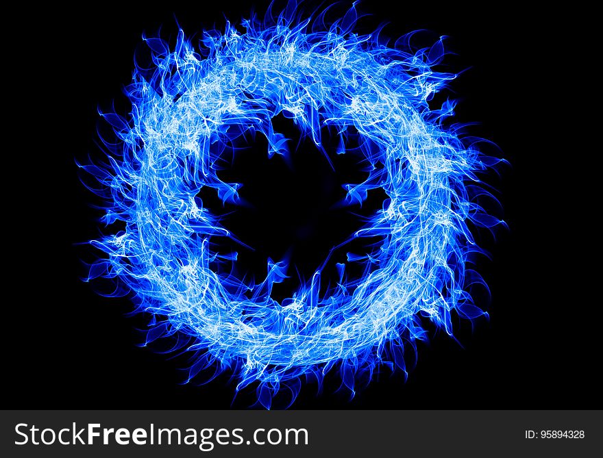 Fractal Art, Electric Blue, Organism, Special Effects