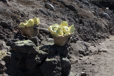 Volcanic Sulphur Stock Photography Volcanic Sulphur Stock Photography