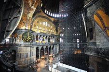 Hagia Sophia Cathedral In Istanbul Royalty Free Stock Photography