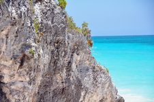 Caribbean Coast Of Tulum Royalty Free Stock Photos Caribbean Coast Of Tulum Royalty Free Stock Photos