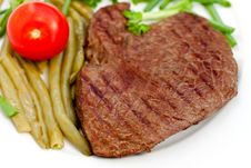 Fresh Sirloin Strip Steak With Vegetables Stock Image Fresh Sirloin Strip Steak With Vegetables Stock Image