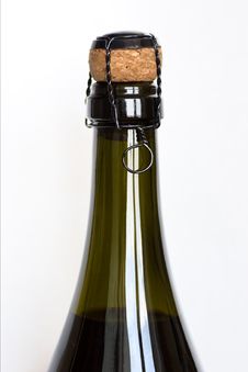 Lambrusco Wine Bottle Closed Royalty Free Stock Photography
