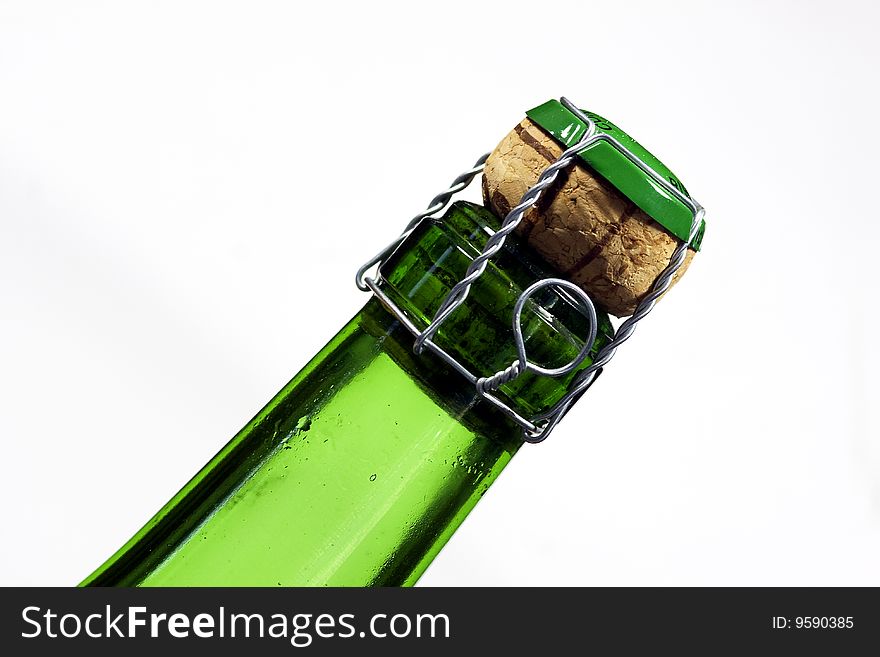 Bottle neck with cork stopper