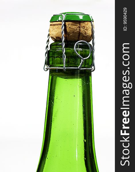 Bottle neck with cork stopper