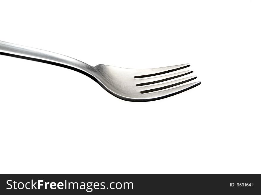 An empty fork, redady for use