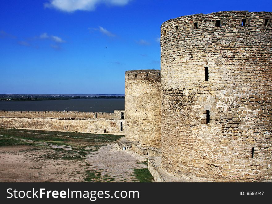 Towers of the old castle