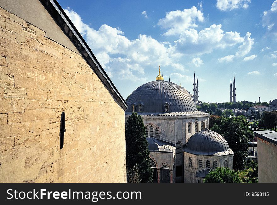 Hagia Sophia cathedral in Istanbul, turkey