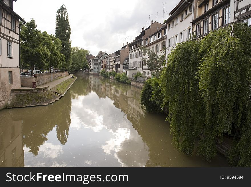 The old town of Strasbourg, France.