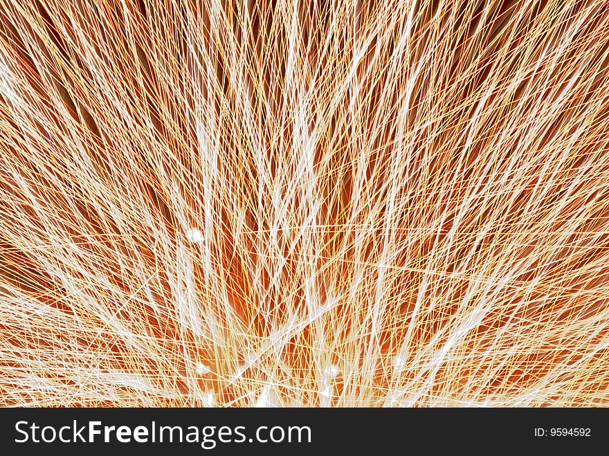 Colorful firework abstract on the Fourth of July. Colorful firework abstract on the Fourth of July