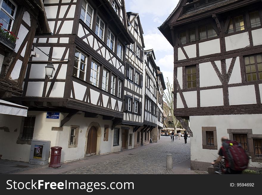 The old town of Strasbourg, France.