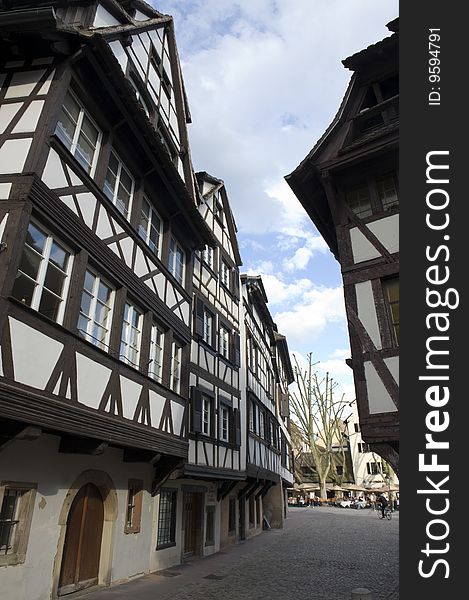 The old town of Strasbourg, France.