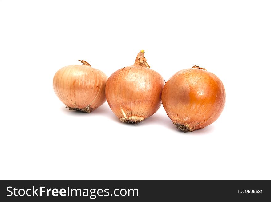 Three Onions Isolated