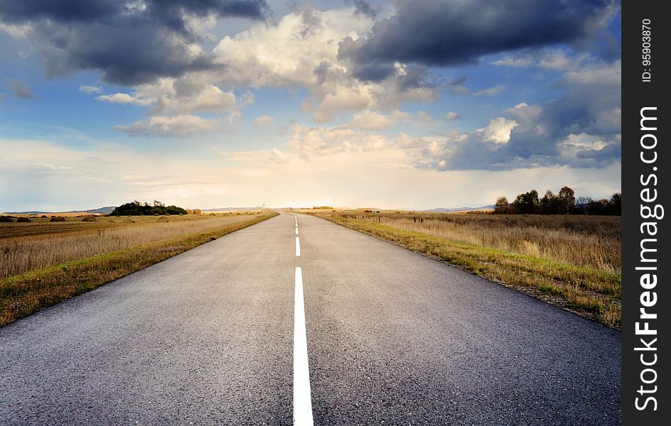 Road, Sky, Cloud, Horizon