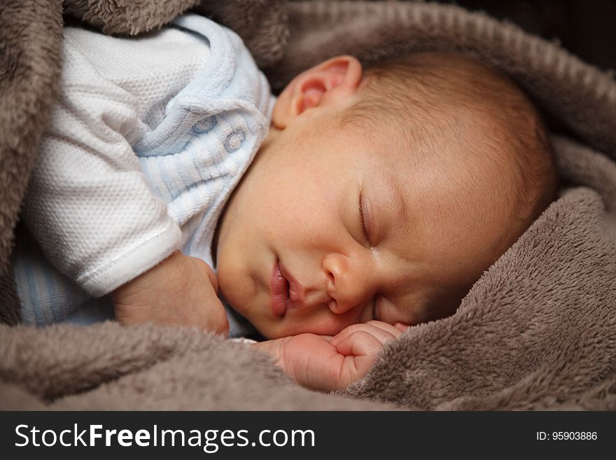 Infant, Child, Sleep, Close Up