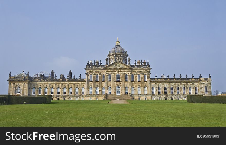 The Castle Howard, a stately home in North Yorkshire, England.