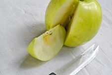 Life Of Green Apple Royalty Free Stock Photos Life Of Green Apple Royalty Free Stock Photos