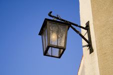 Lamp On Blue Sky Stock Photo Lamp On Blue Sky Stock Photo
