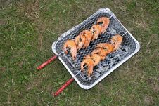 Another Prawn On The Barbie... Royalty Free Stock Photos