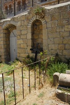Dormition Church Cemetery  Old City Israel Royalty Free Stock Photography