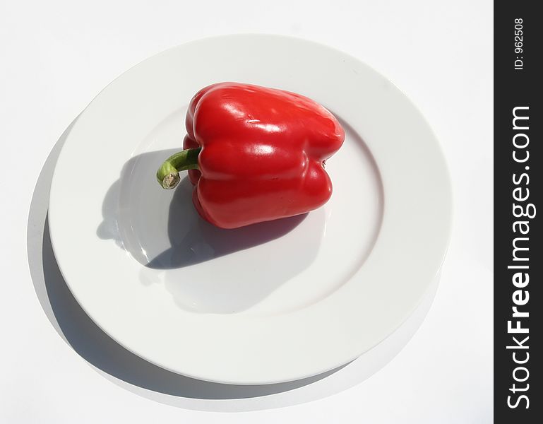 Red pepper. Red pepper