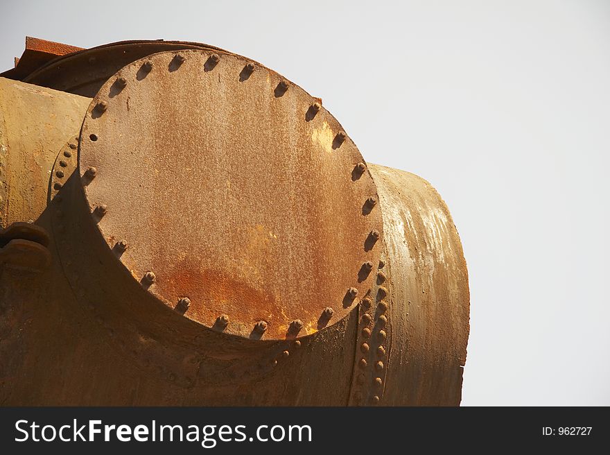 Details from an old blast furnace that is out of commission since many years, germany. Details from an old blast furnace that is out of commission since many years, germany