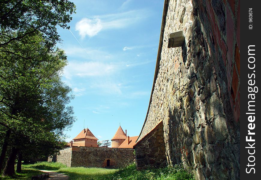 Trakai castle in Lithuania