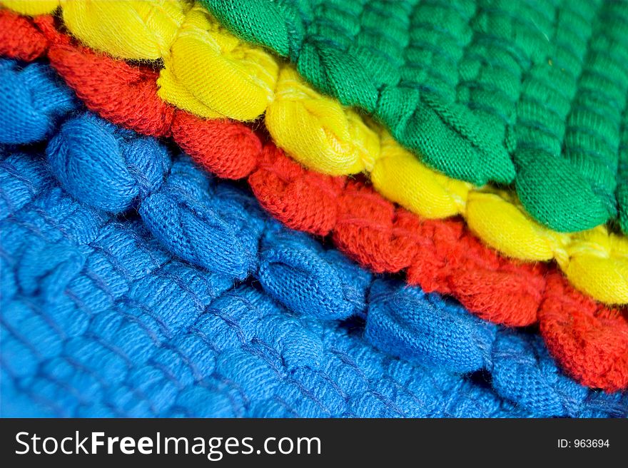 Colorful woven material. Colorful woven material