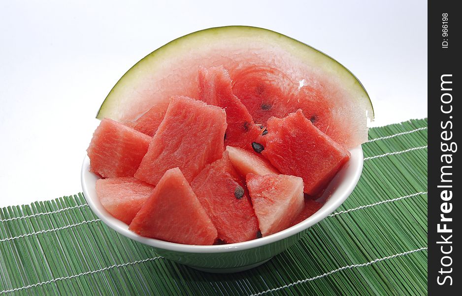 Watermelon in bol