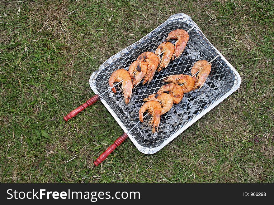 Another prawn on the barbie...